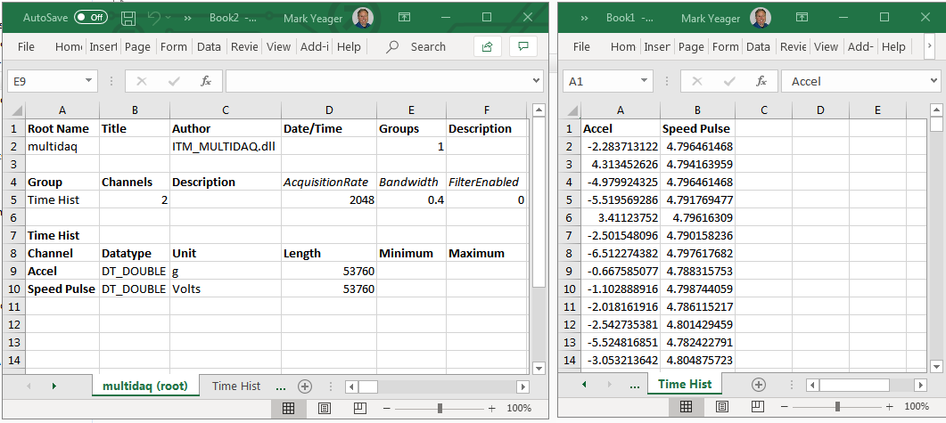 View TDMS files in Excel