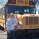 ITM Co-op Student Weston Graham with his Bus